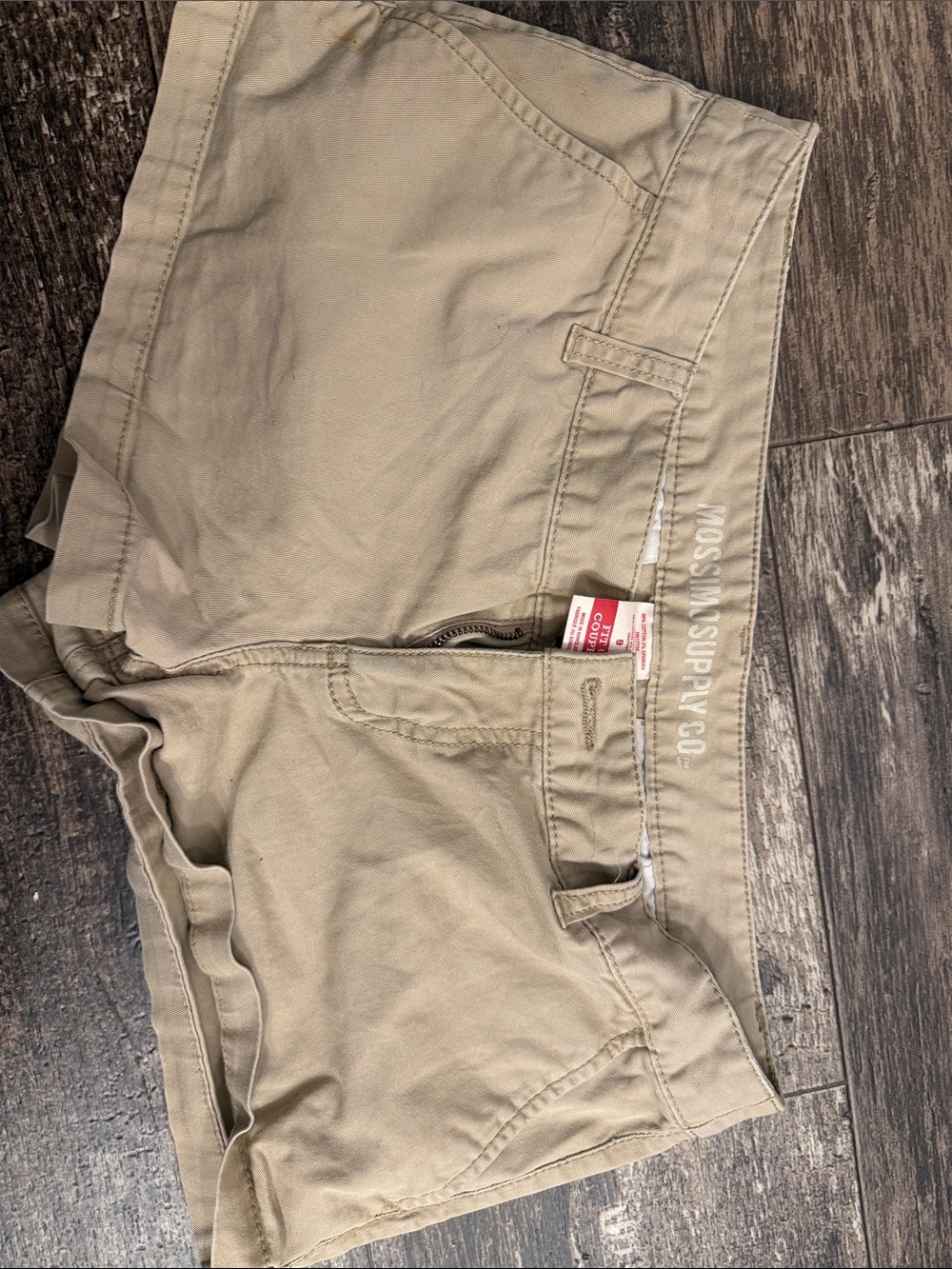 Mossimo Supply Co. Tan Cotton Casual Shorts